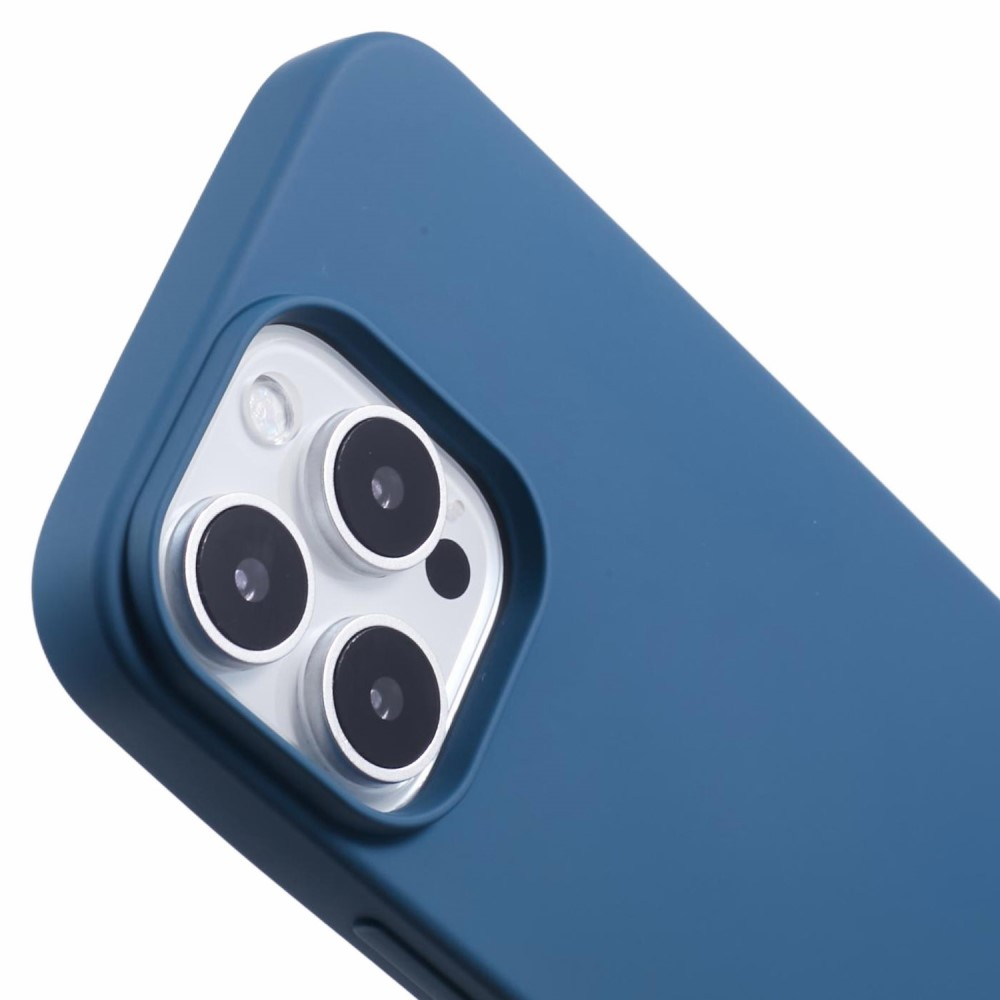 iPhone 16 Pro Max Gummi Case Schutzhülle - Blau (Matt)