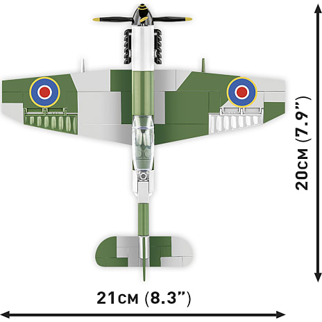 Cobi WWII Supermarine Spitfire Mk. XVI Bubbletop fly 5865
