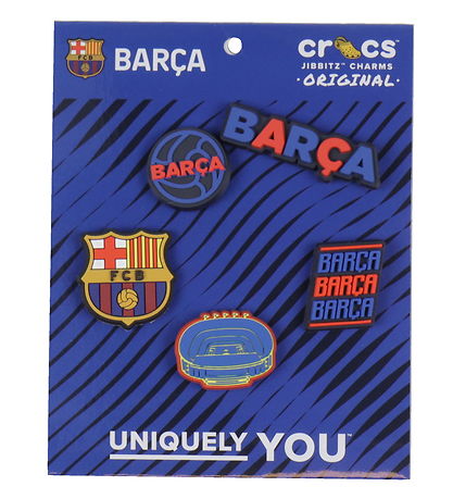 Crocs Anhänger - FC Barcelona - 5er-Pack