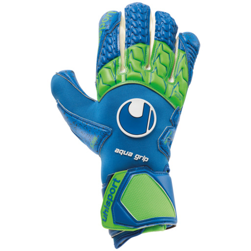 Luvas Aquagrip Hn Azul / Verde Fluorescente / Branco Uhlsport