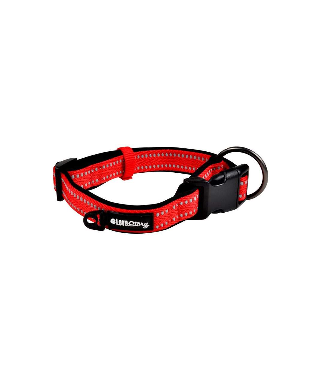 Paris Prix - Collier Pour Animaux expert Réglable 55cm Rouge