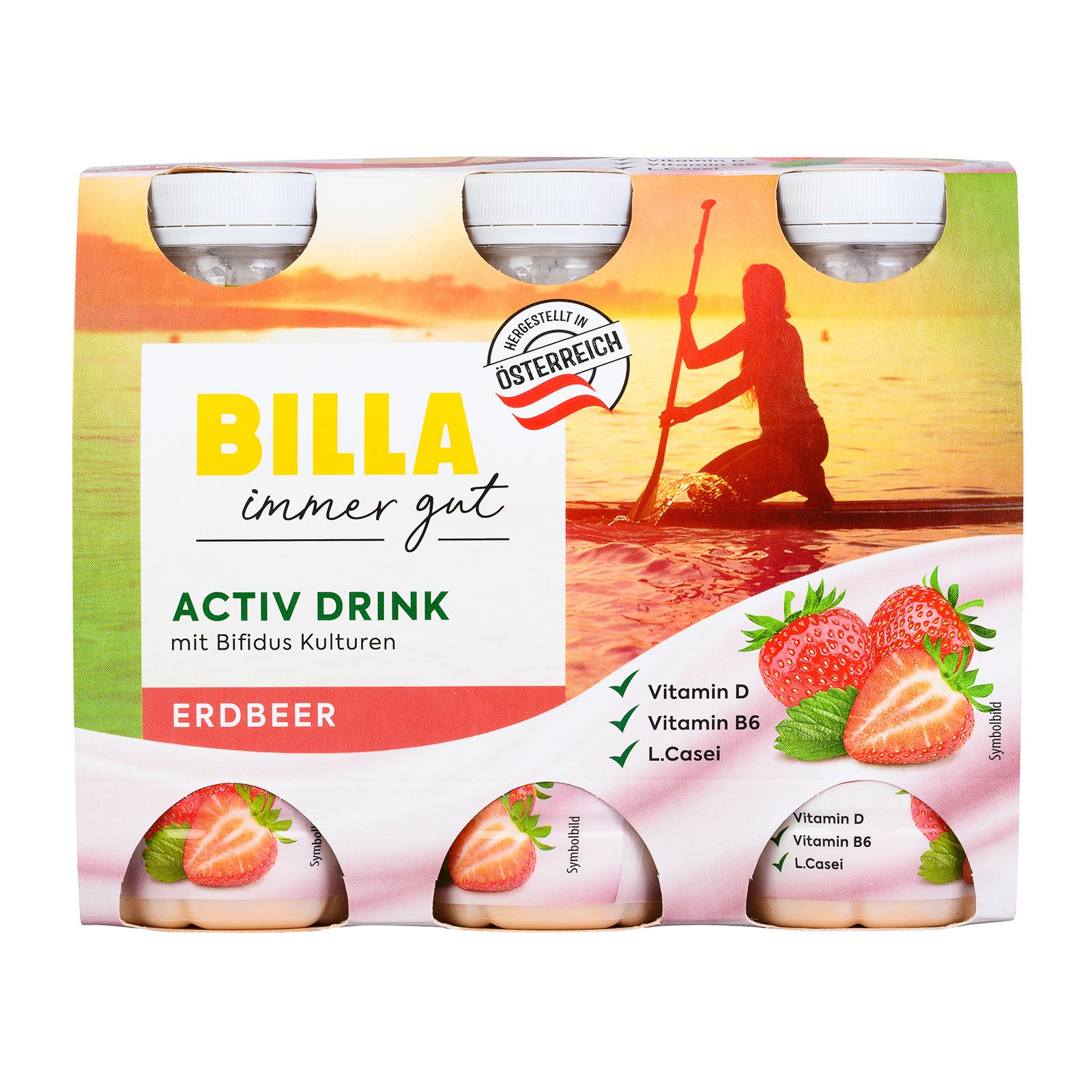 BILLA Activ Drink Erdbeere
