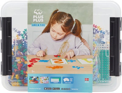 Plus-Plus ABC & 123 Oppbevaringskasse 2000 Deler