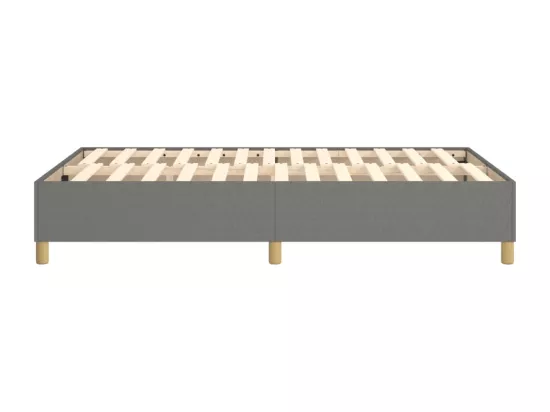 Sommier à lattes de lit Gris foncé 120x200 cm Tissu
