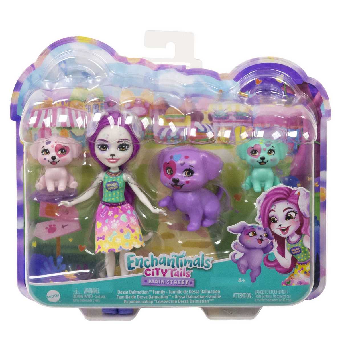 Enchantimals - Coffret Famille de Dessa Dalmatien