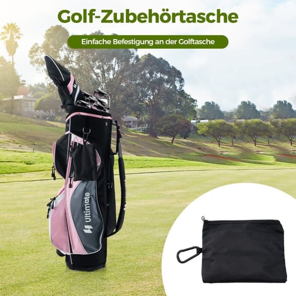 Komplett golfgavesett for kvinner Golftilbehør Sett med 3 golfballer Golfgave i gaveeske