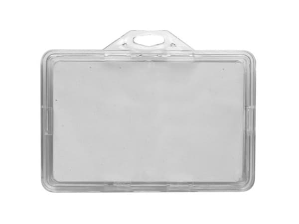 Evolis IDS 90 - Navneskiltholder - for 86 x 54 mm - krystall (en pakke 100)