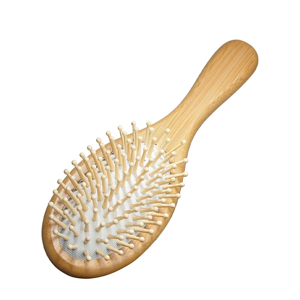 (215mm) Holz Haar Styling Bürste Haarbürste Oval - Beige