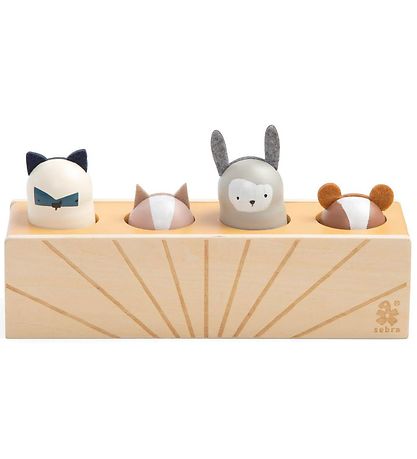 Sebra Pop -up-Spielzeug - Holz