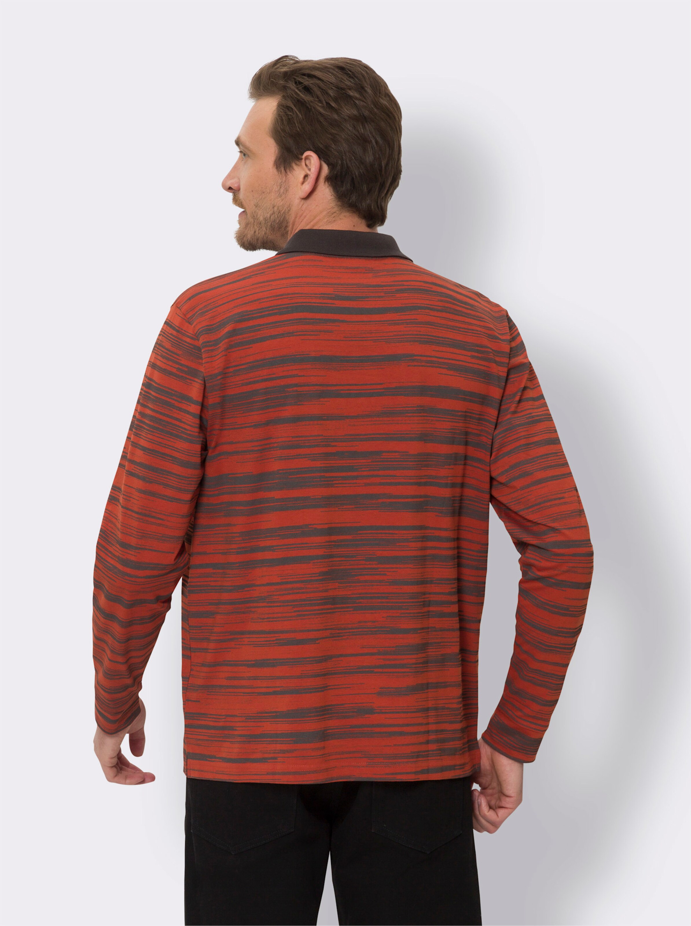 Langarm-Poloshirt