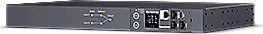 CyberPower Switched ATS PDU44005 - Strømfordelingsenhed (rackversion) - AC 200-240 V - 1-faset - serial, Ethernet - input: 2 x IEC 60320 C20 - output-stikforbindelser: 10 (8 x IEC 60320 C13, 2 x IEC 60320 C19) - 1U - 3.05 m ledning - sort