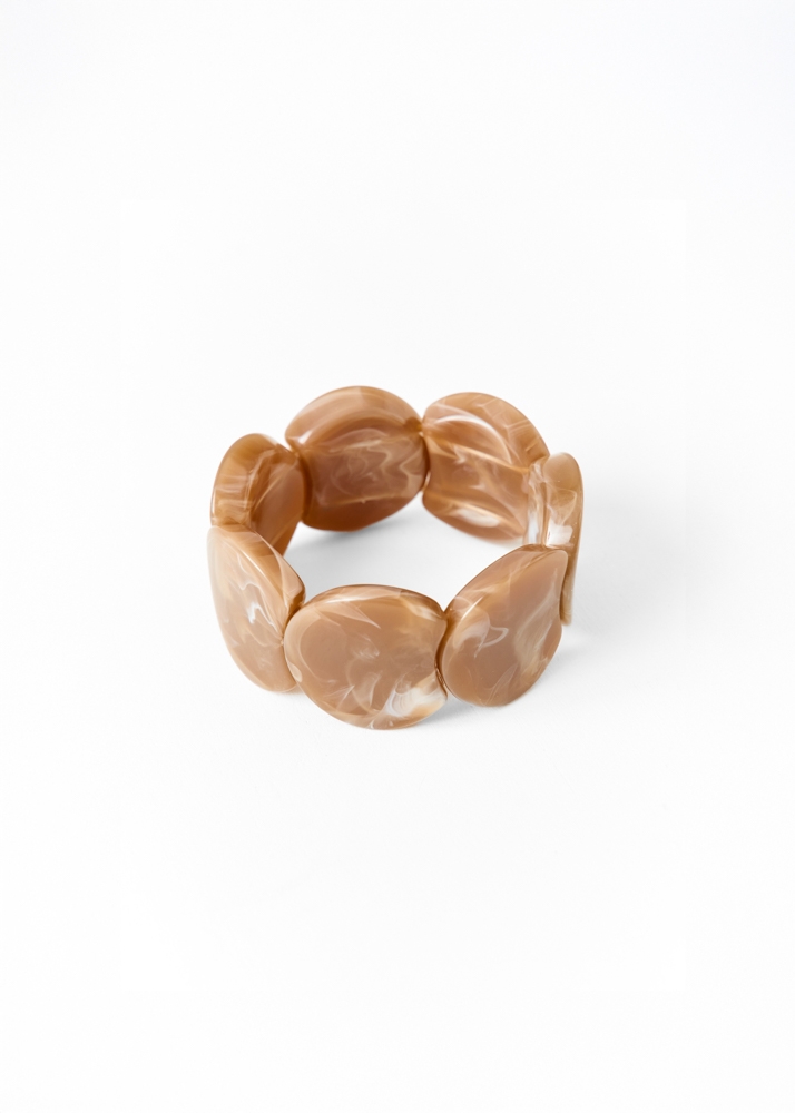 Caro Armband taupe