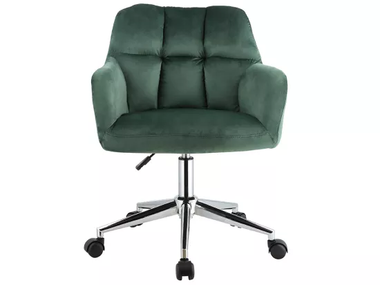 Chaise de bureau - Velours - Vert - Hauteur réglable - PEGA de Pascal Morabito
