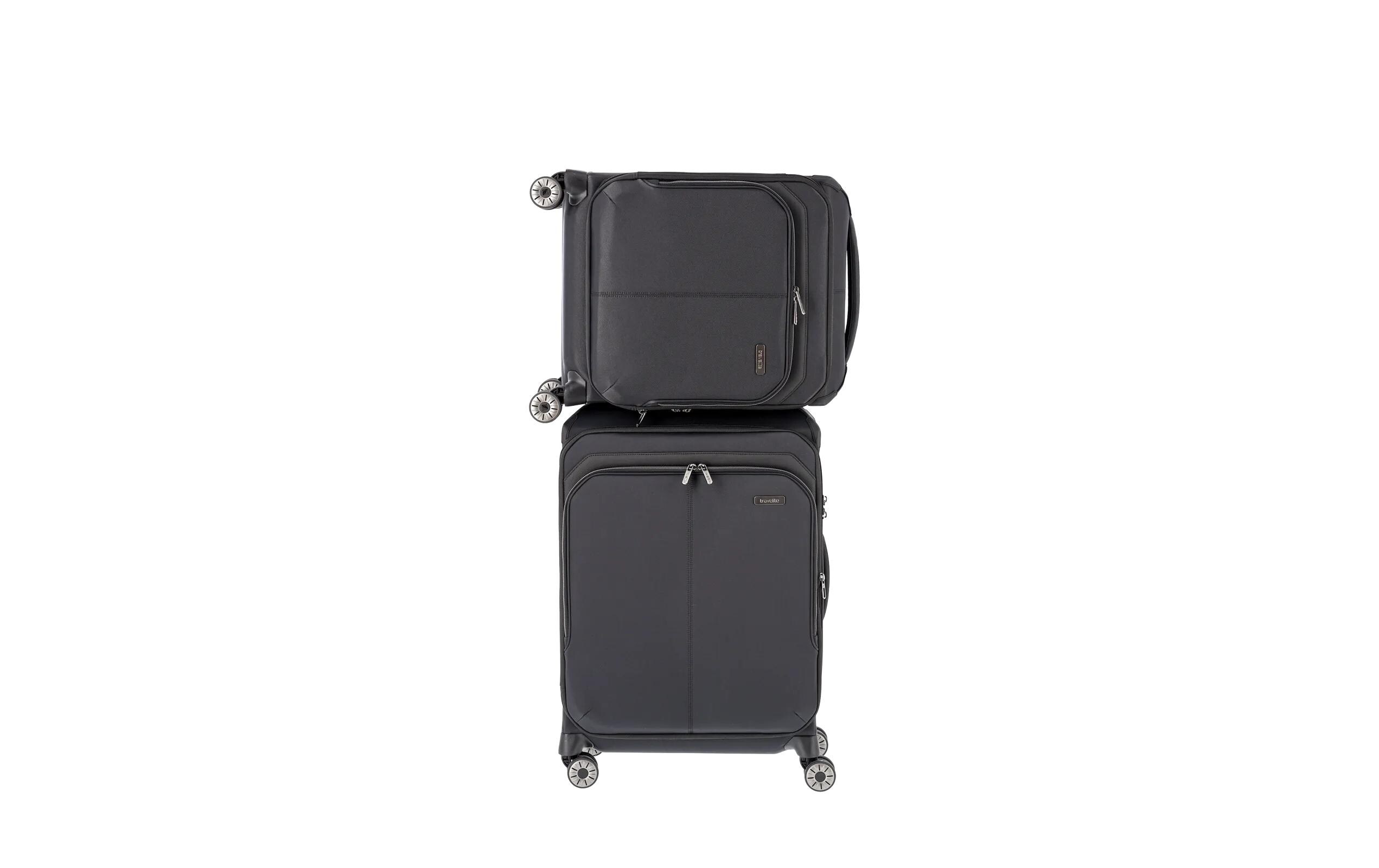 Priima Trolley S erweiterbar, Schwarz<br>Reisekoffer