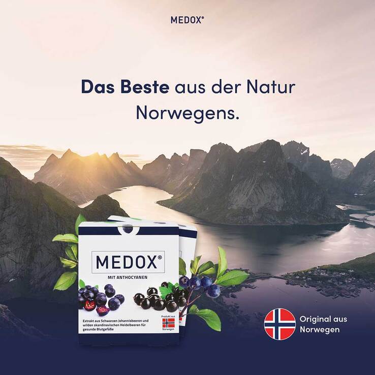 Medox Anthocyane aus wilden Beeren Kapseln, 30 St