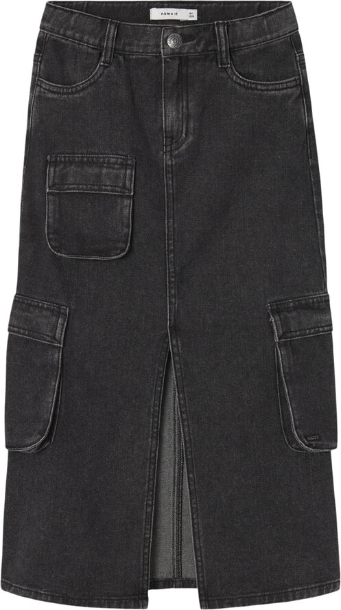Name It NKFKYLIE MAXI DNM SKIRT 4402-NW S Sort