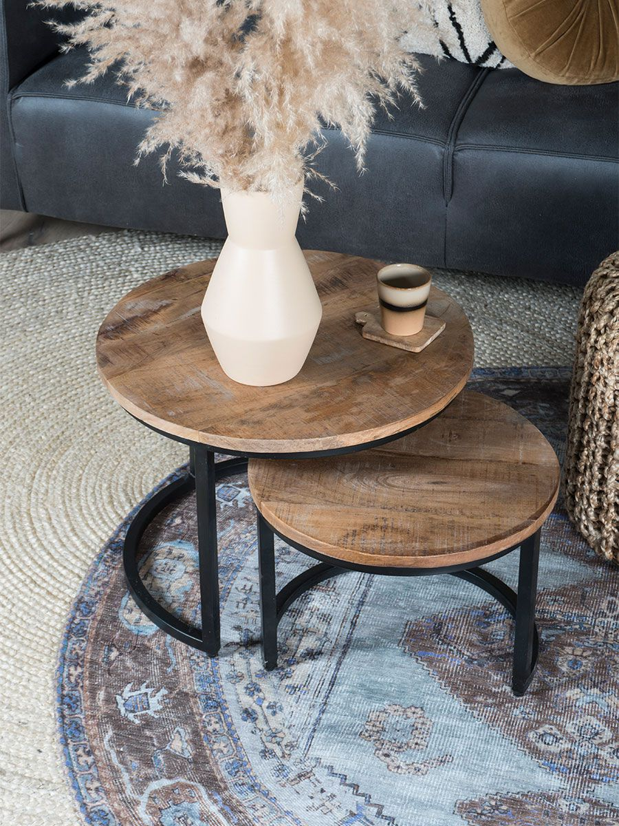 Karaca purple brown Rond 160 cm