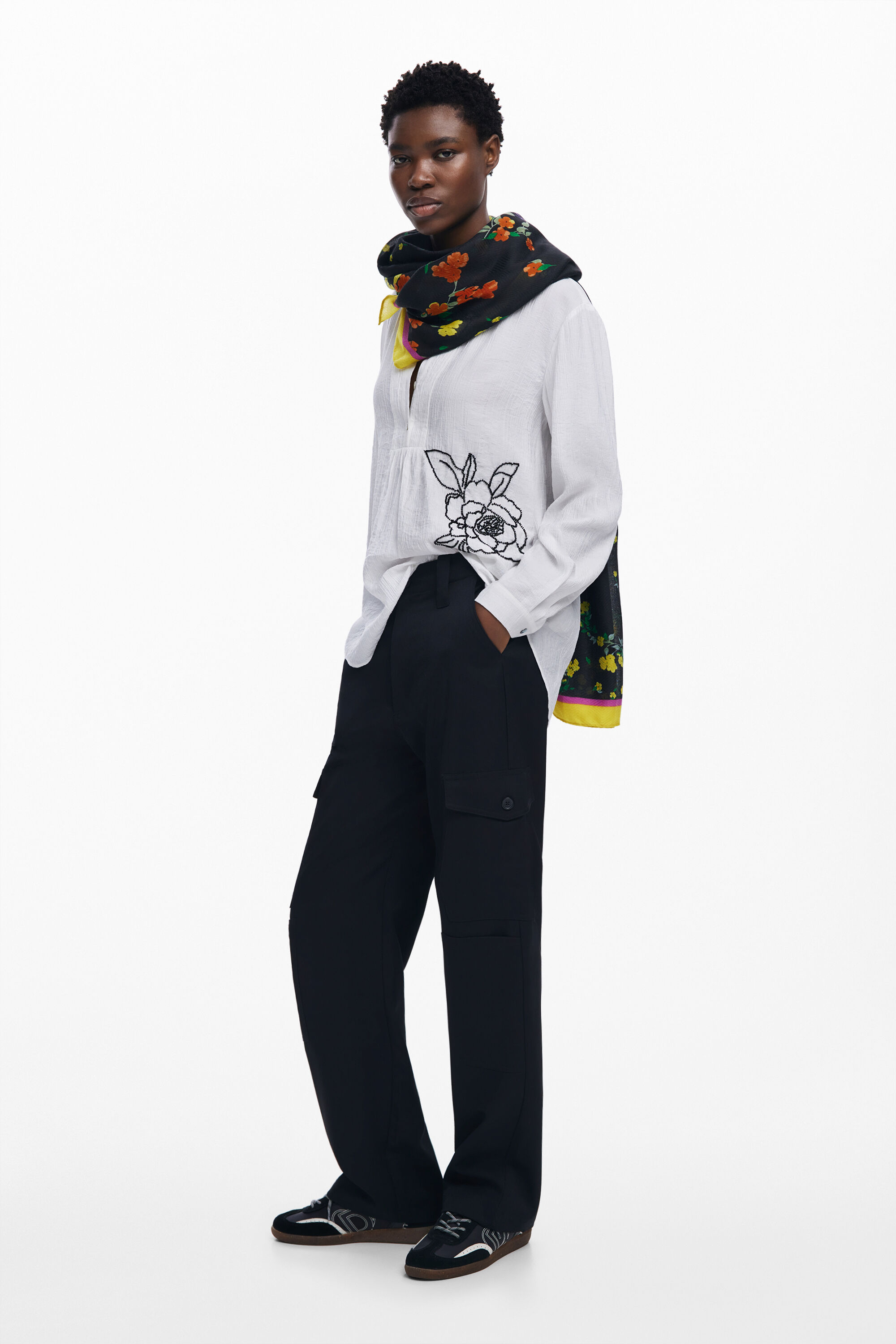 Foulard flores