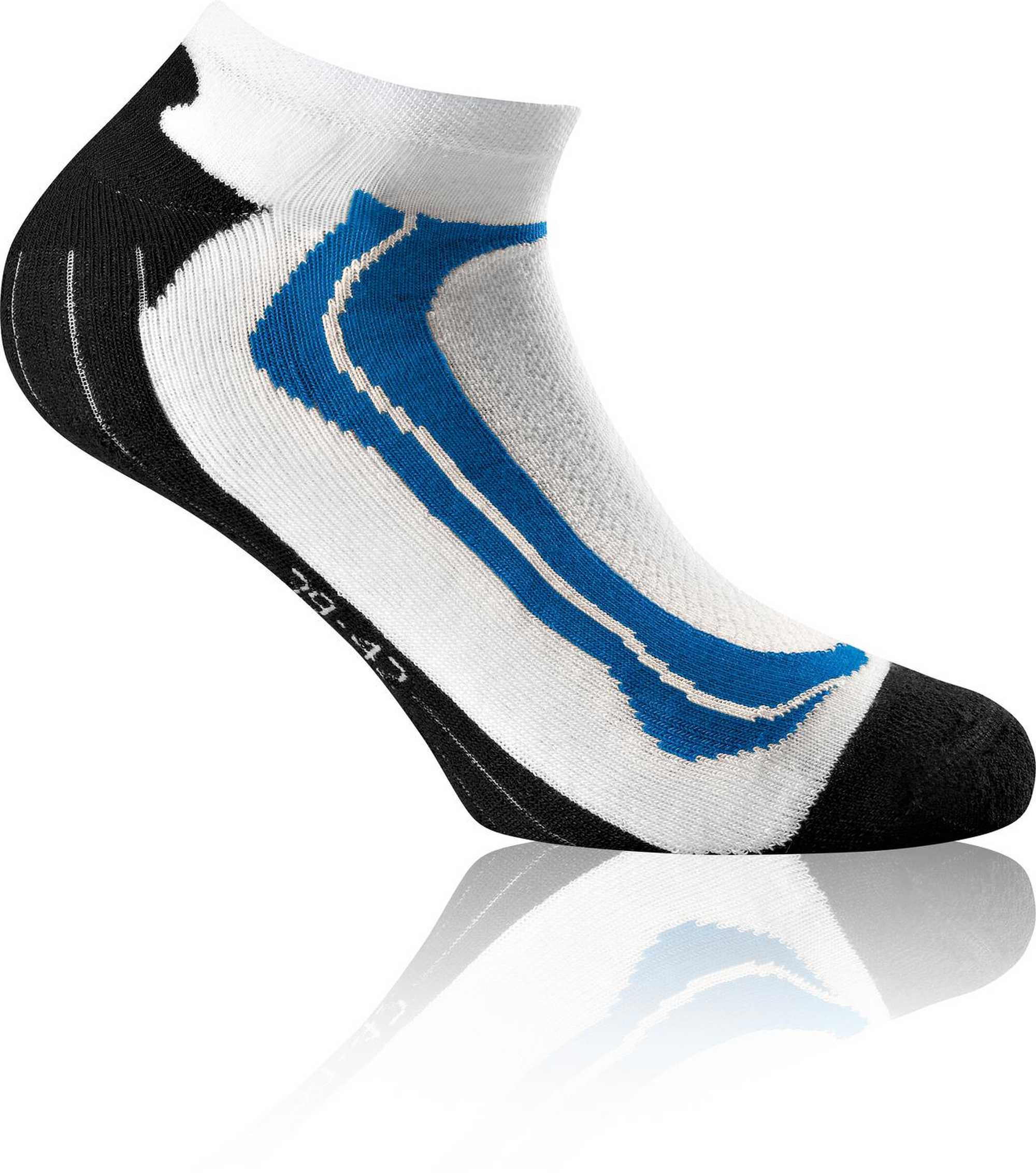 Pacote com 3 pares de meias Rohner Advanced, corte regular e estampa.