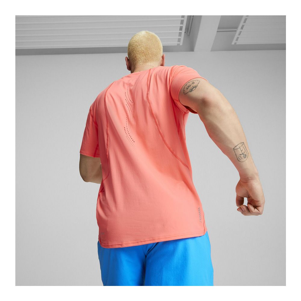 Puma FD RUN CLOUDS - Maillot Homme fire orchid