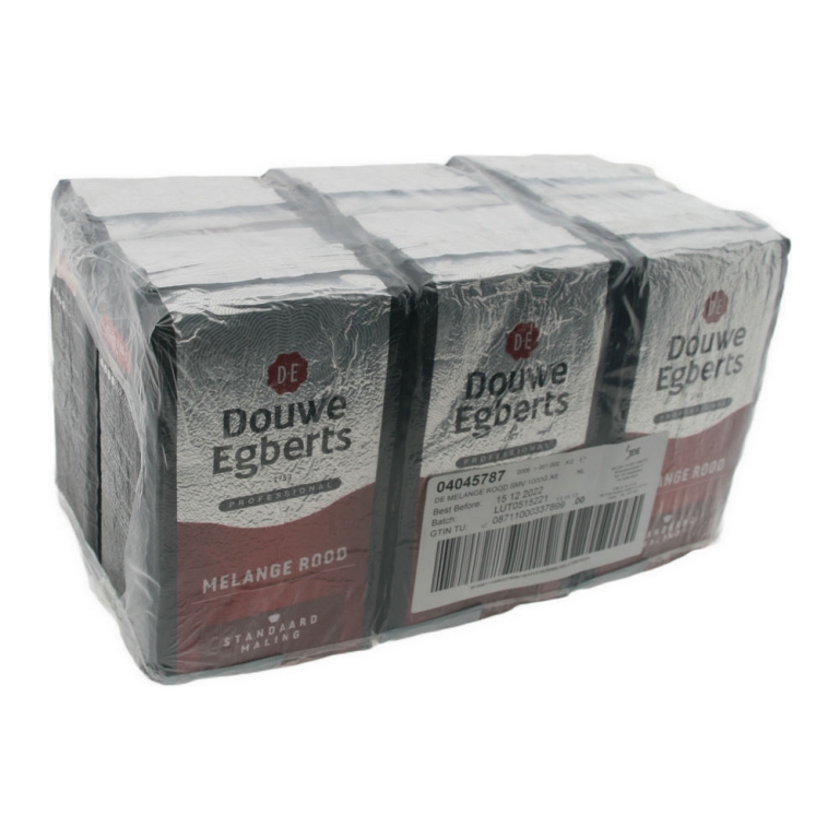 Douwe Egberts | Melange Rood Snelfilter | Doos 6 x 1 kg