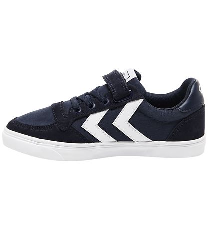 Hummel Schuhe - HMLSlimmer Stadil Low Jr - Dress Blue