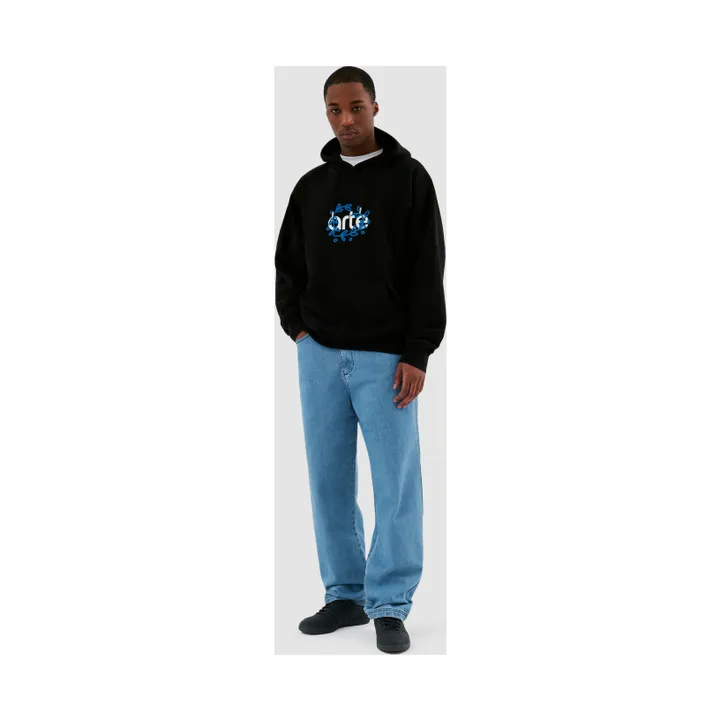 Arte Antwerp Hoodie Arte Logo Leaves | Noir