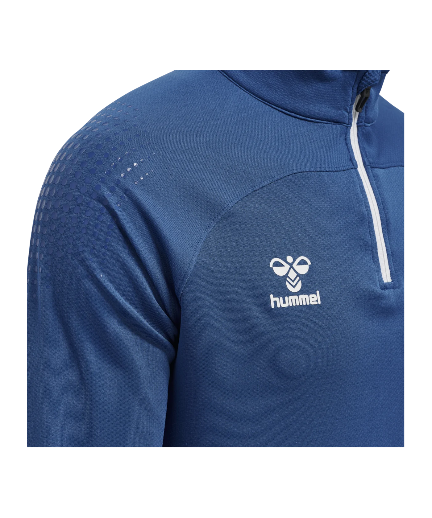 Hummel hmlLEAD HalfZip Sweatshirt Blau F7045