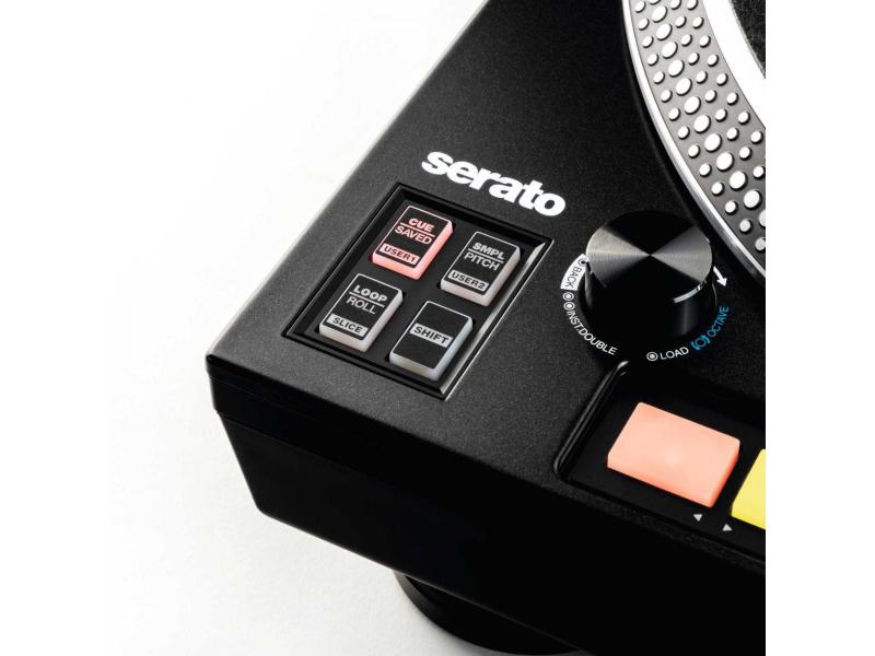 Reloop Plattenspieler RP-8000 MKII Schwarz DJ-Plattenspieler mit nahtloser Integration in Serato DJ Pro