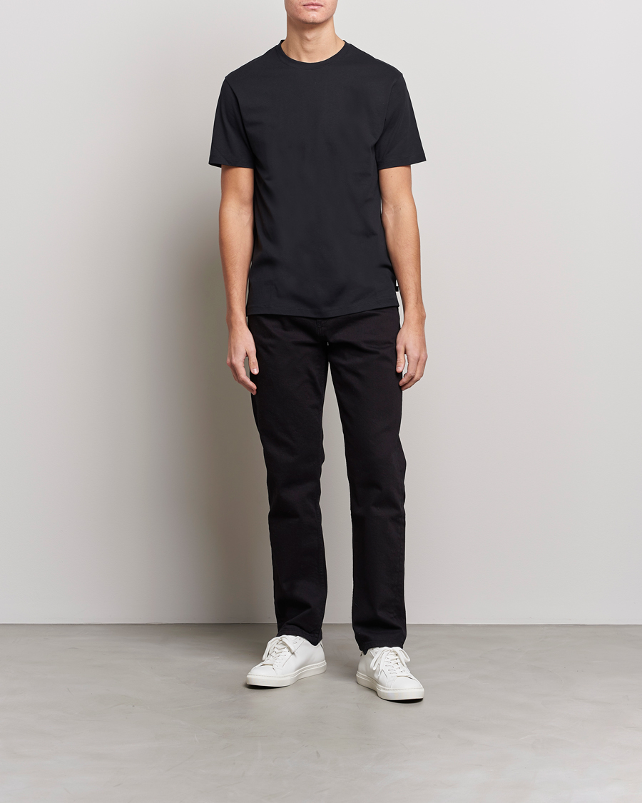 J.Lindeberg Sid Cotton Crew Neck Tee Black