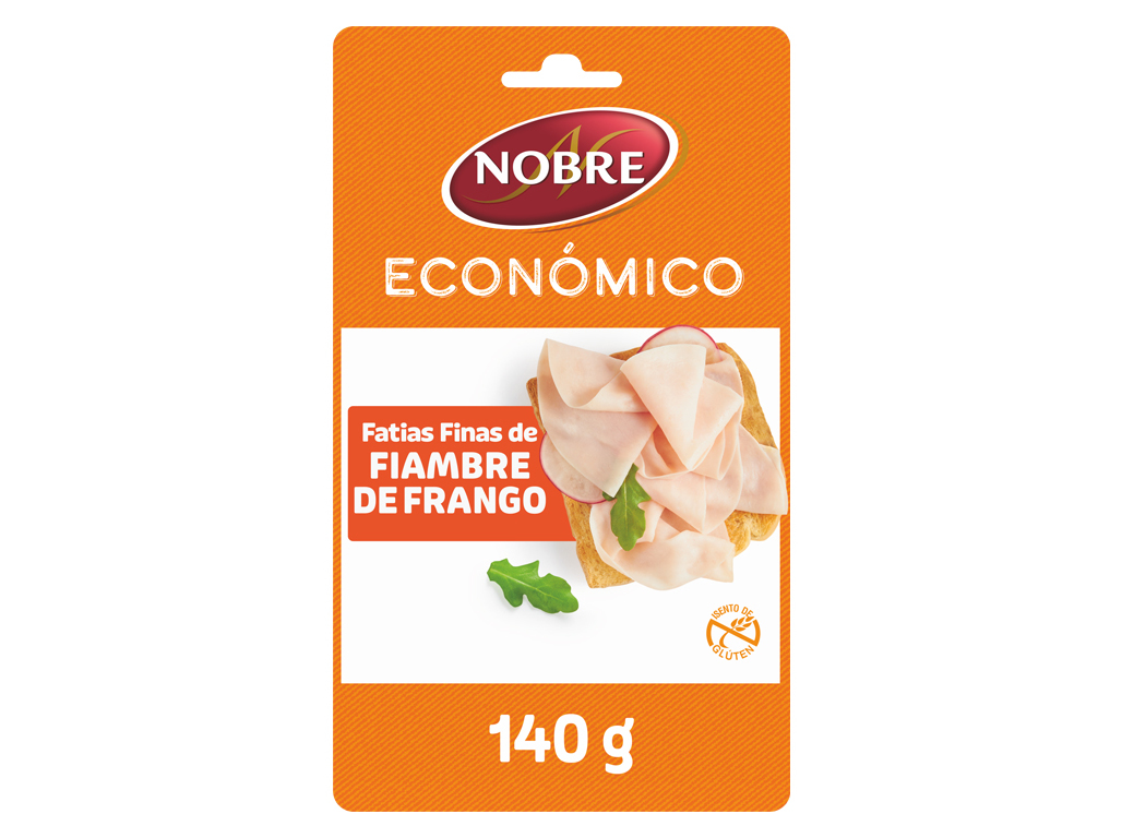 FIAMBRE PEITO DE FRANGO NOBRE FATIAS FINAS 140G