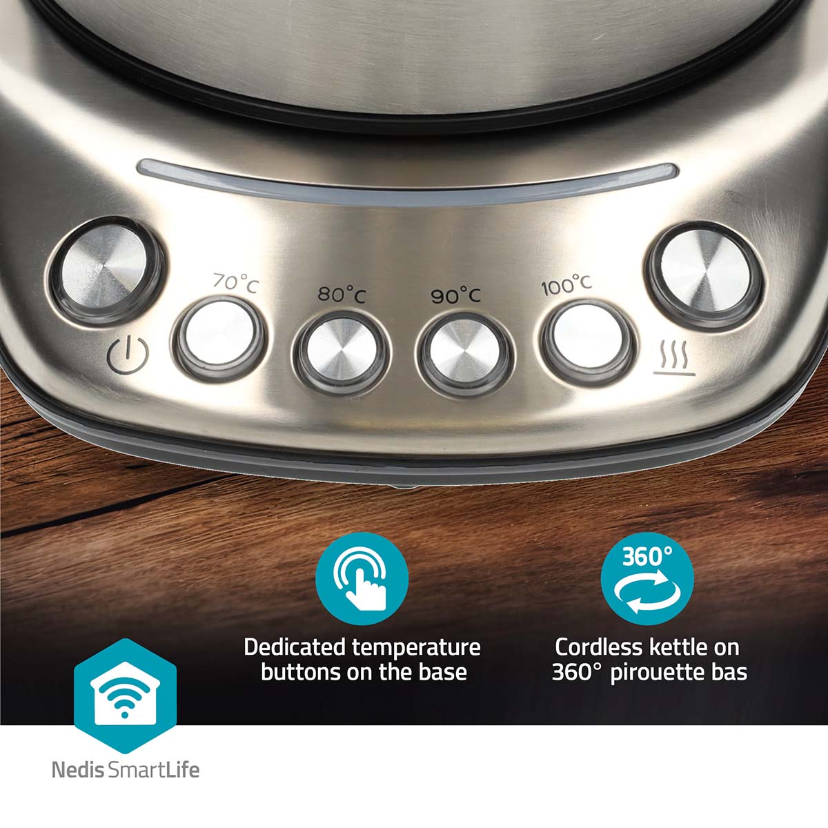 Nedis KAWK8000WIFI SmartLife waterkoker