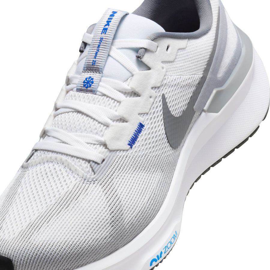 Nike Chaussures de Running Air Zoom Structure 25 - Blanc/Gris/Bleu/Gris