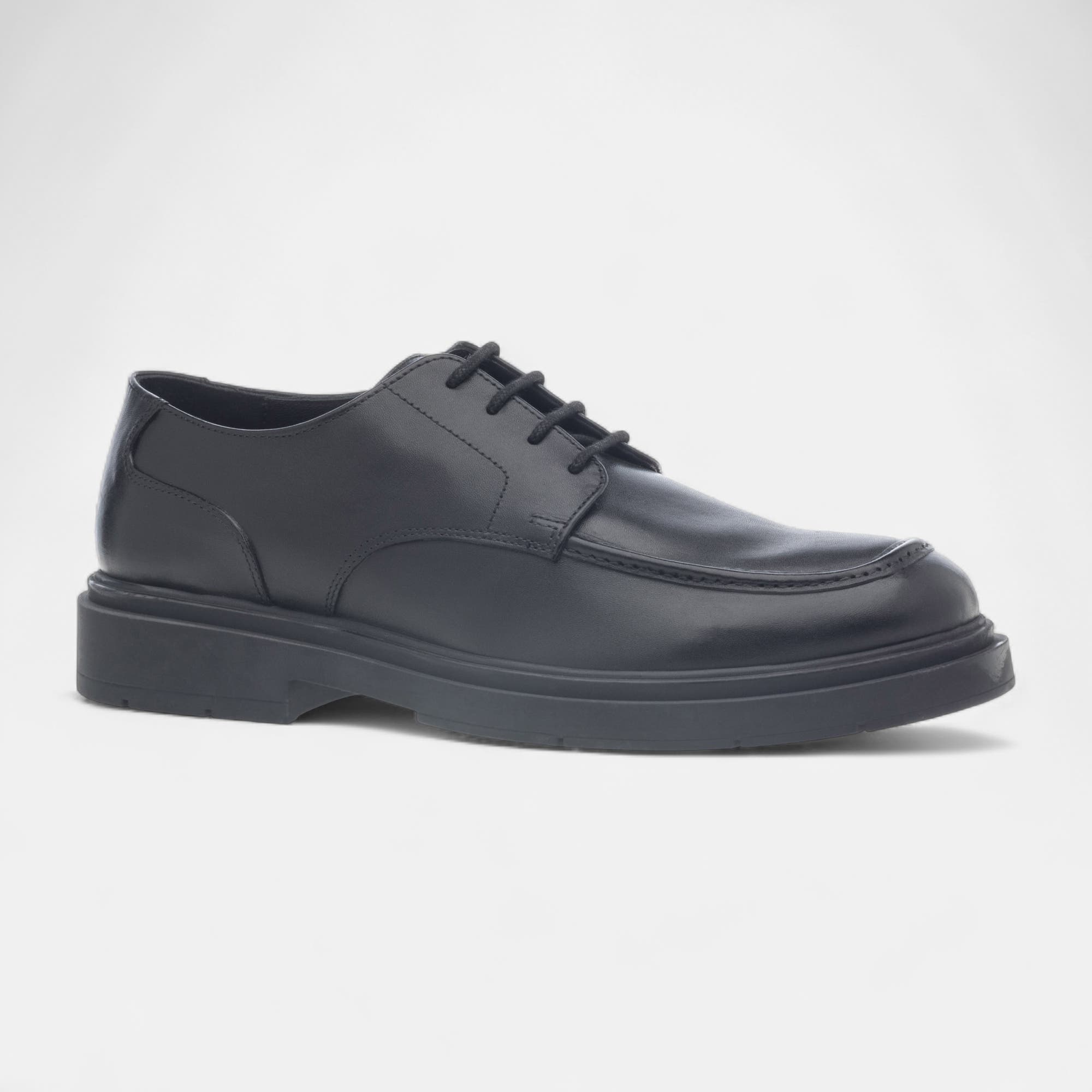 Derbies Homme en cuir noir