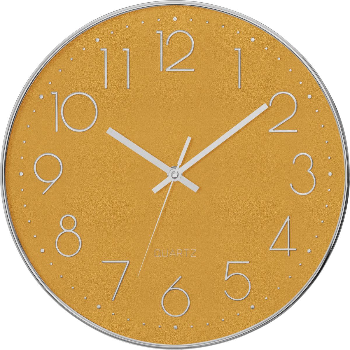 PENDULE SILENCE SILVER D.30CM