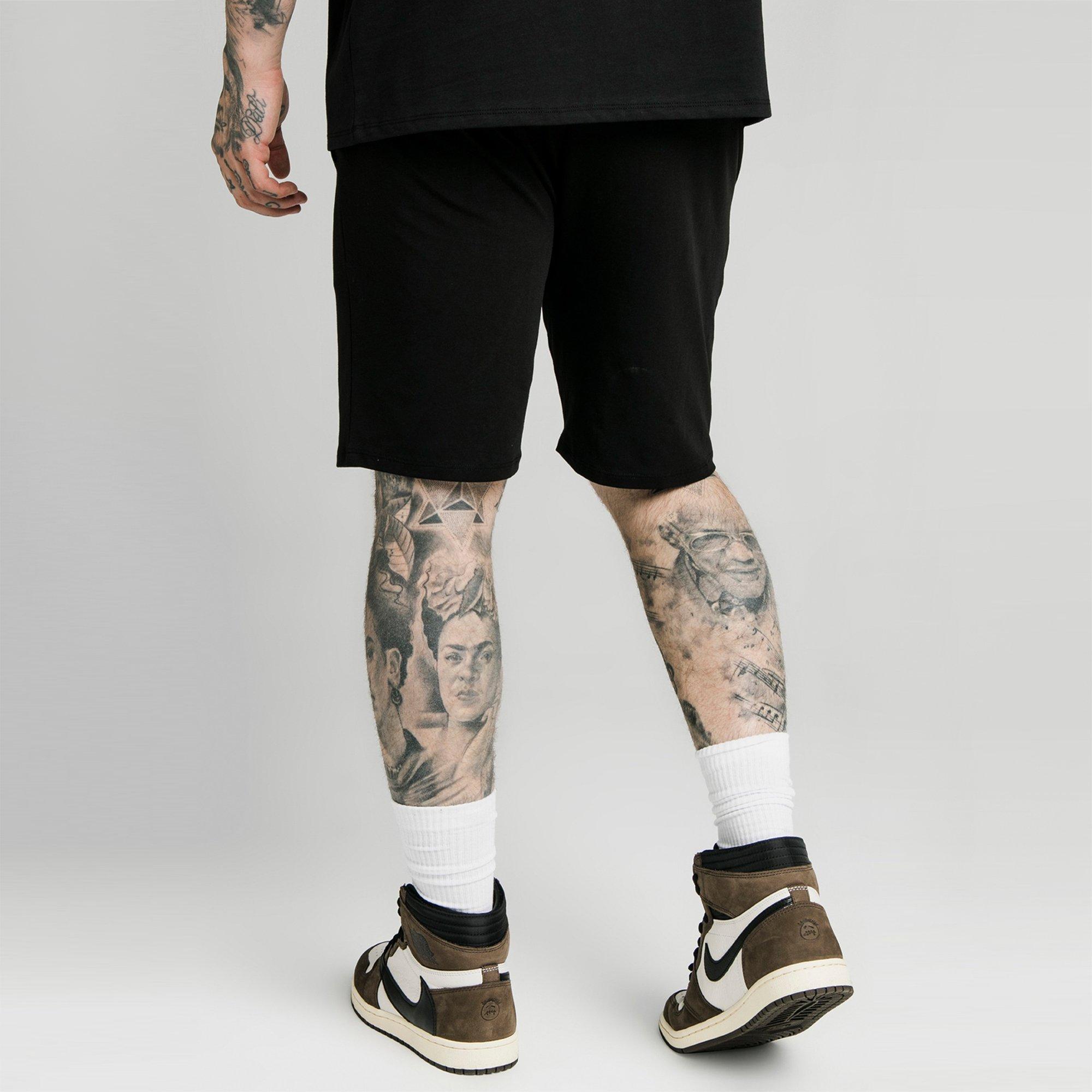 SikSilk Logo Shorts Mens