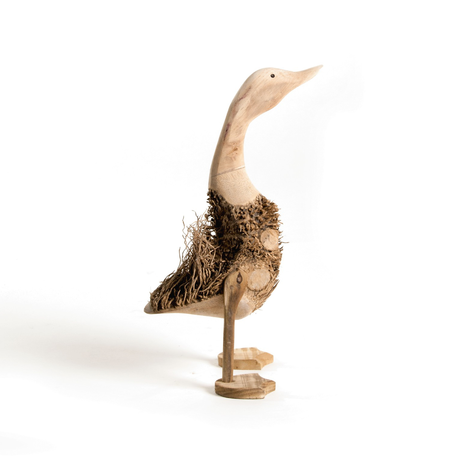 Ente 'Bulu' aus Wurzelholz, groß, H ca. 55-60 cm von fischer's lagerhaus