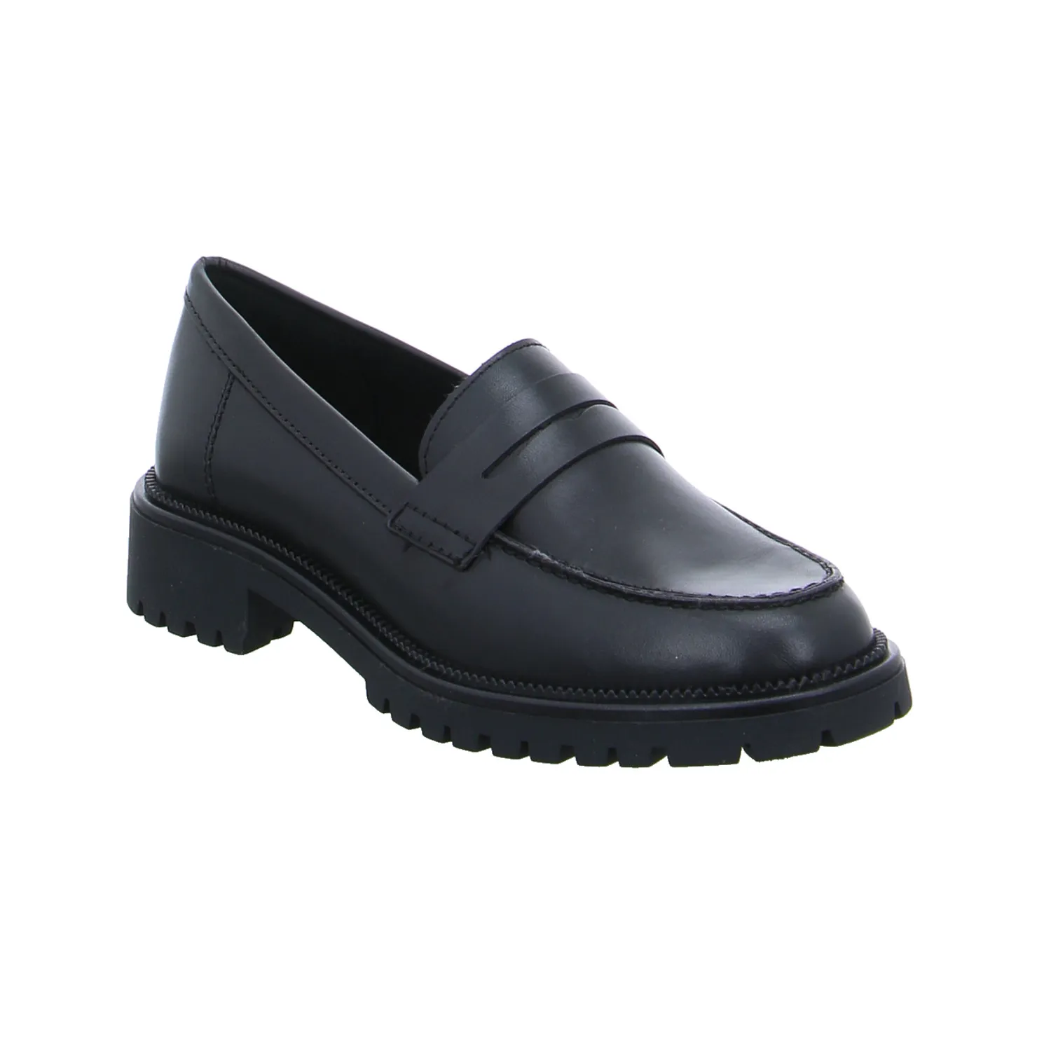 TAMARIS Slipper Schwarz Leder