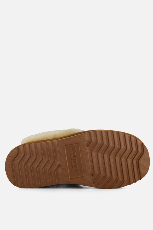 Warmbat Flurry Pantoffels cognac Suede