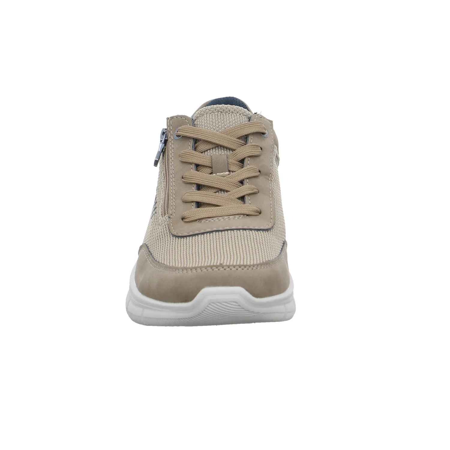 BUGATTI SHOES Halbschuhe Sneaker Stoff Beige Lederimitat