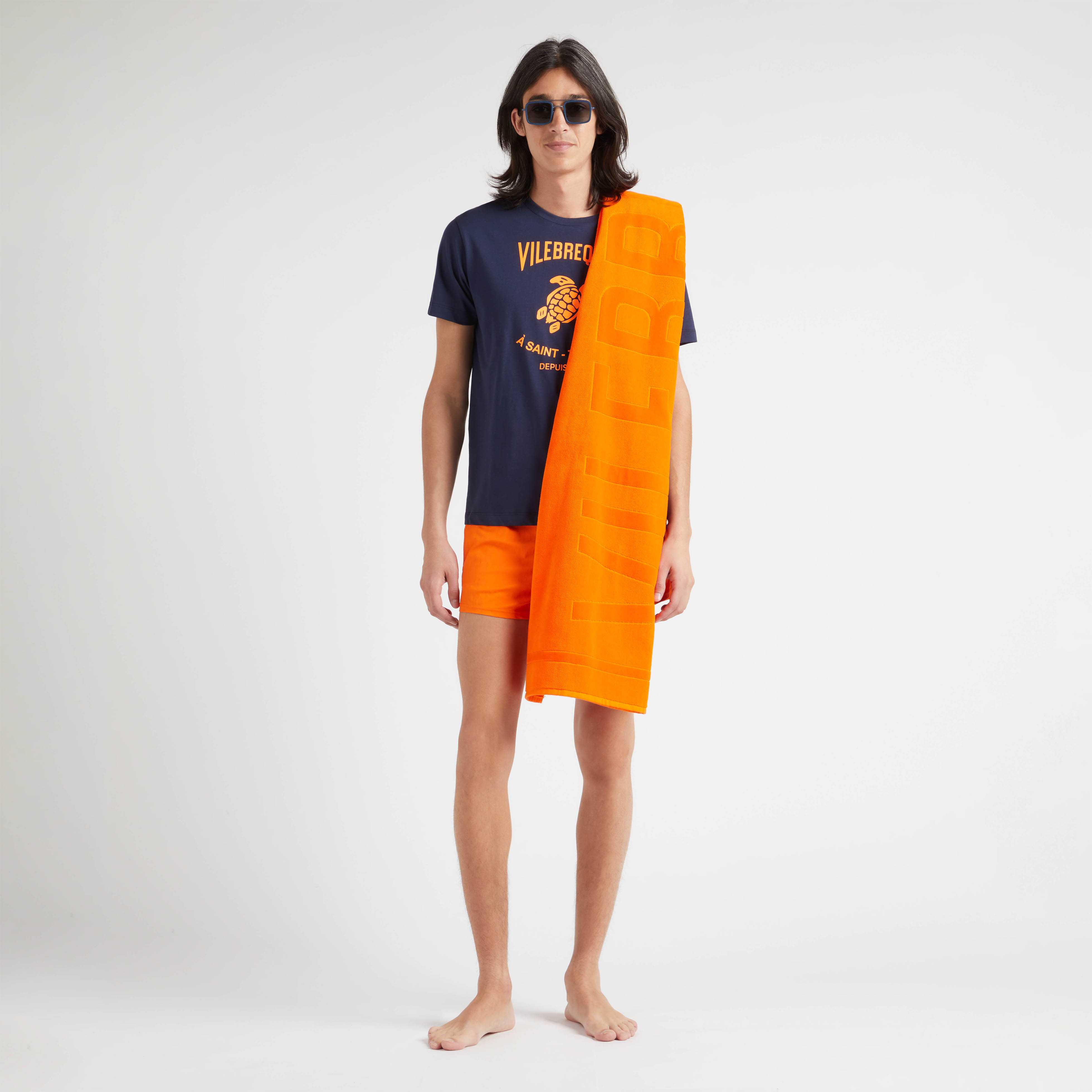 Maillot de Bain Court Homme Tortues Jacquard