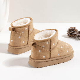 Sweet daisy winter boots - camel