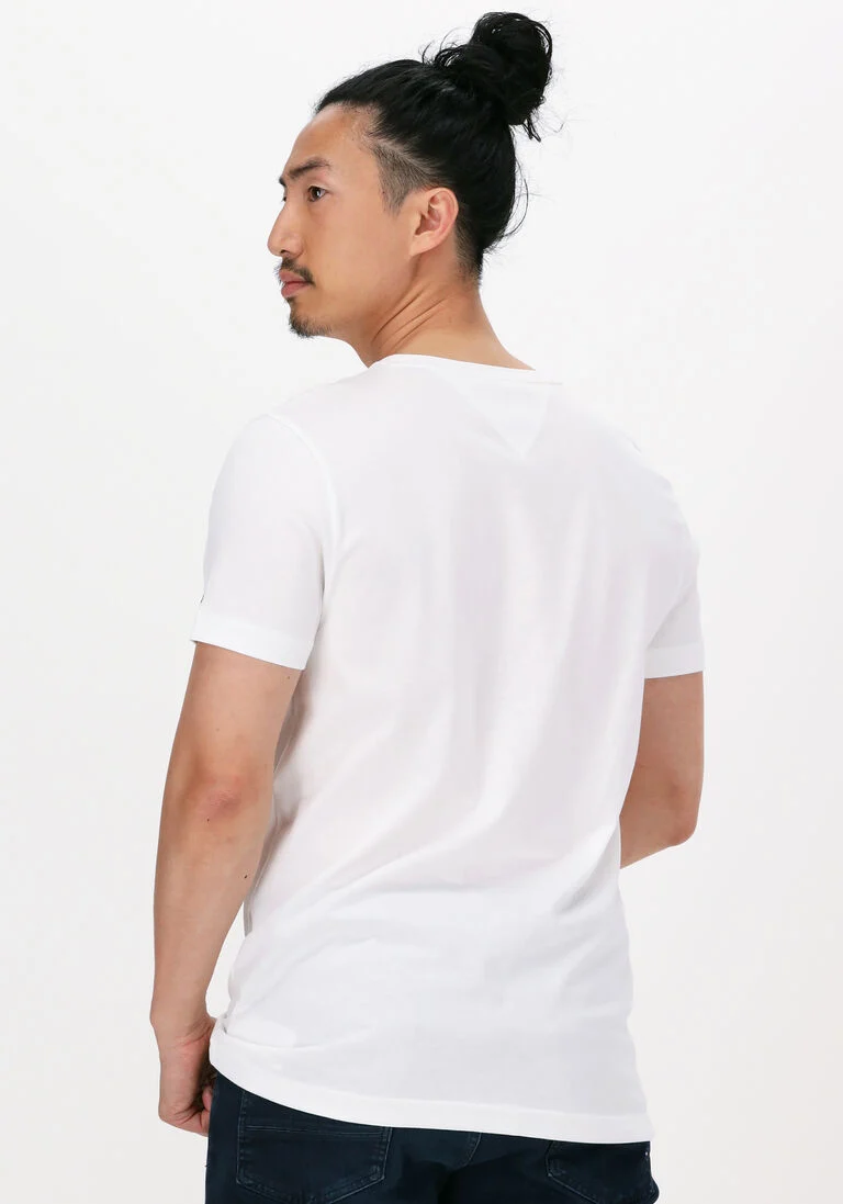 TOMMY HILFIGER witte tommy hilfiger t-shirt tommy logo tee