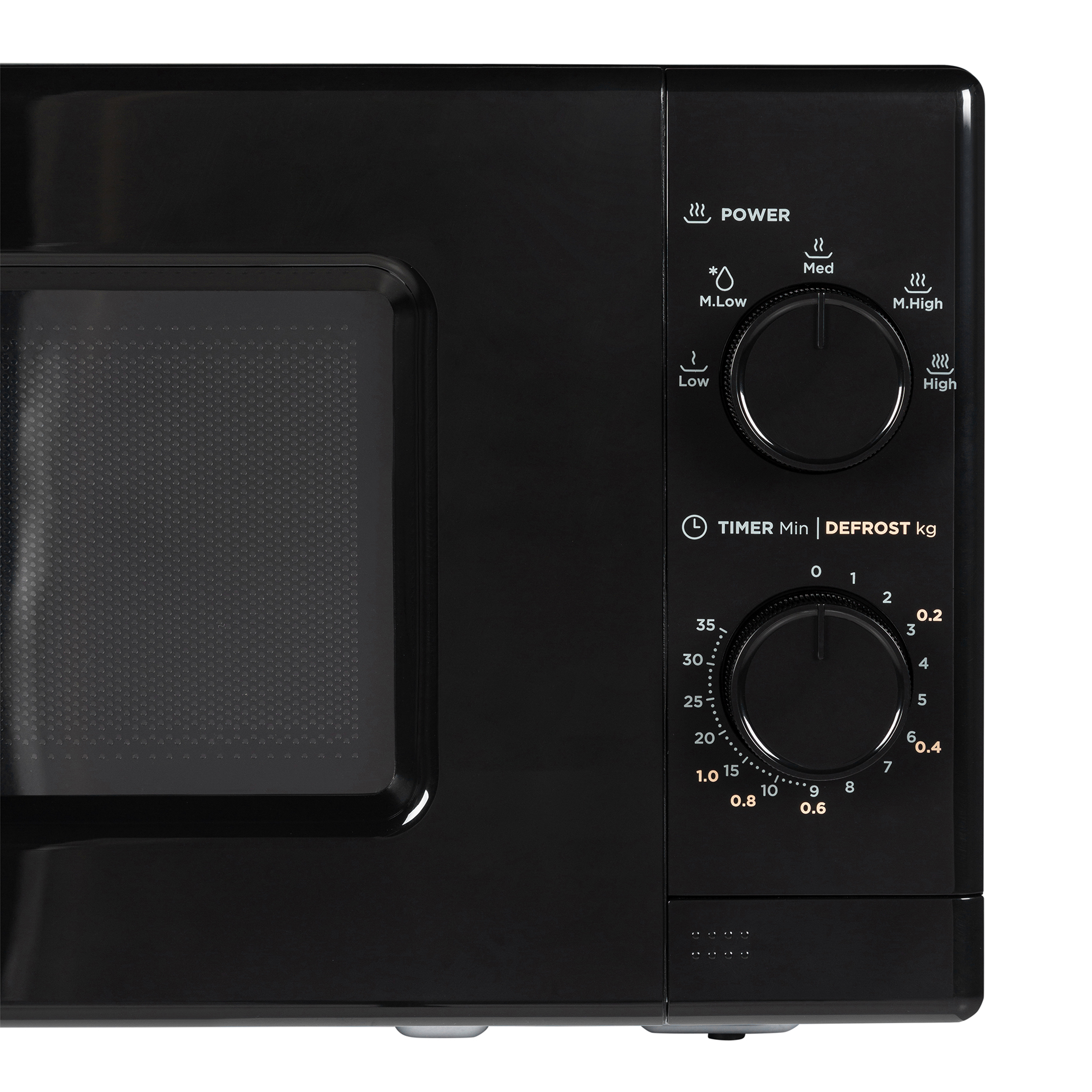 TECHNOLUX Mikrowelle MM720C2GW-PM - schwarz - 20 Liter
