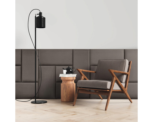 Wandkussen Fancy taupe geweven look 30 x 60 cm
