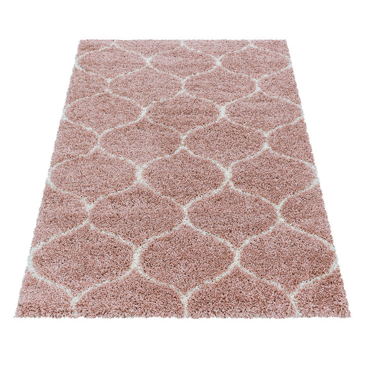 Berber vloerkleed - Agadir Circle Roze/Creme | Warm