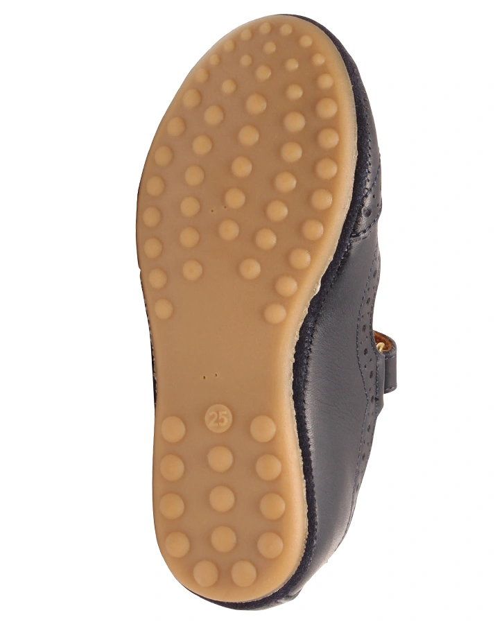 Leder-Ballerinas RIA in navy
