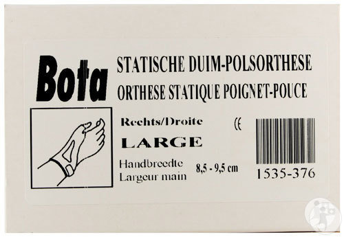 Bota Orthèse Statique Poignet-Pouce Skin Droit Large 8,5-9,5cm Pièce 1