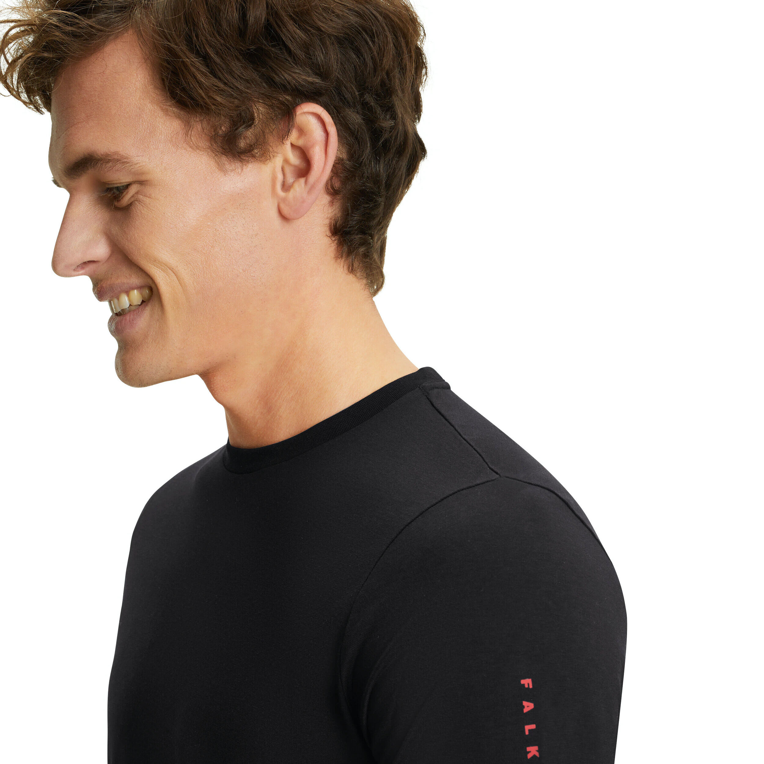 Falke Core Maillot De Course Hommes - Noir