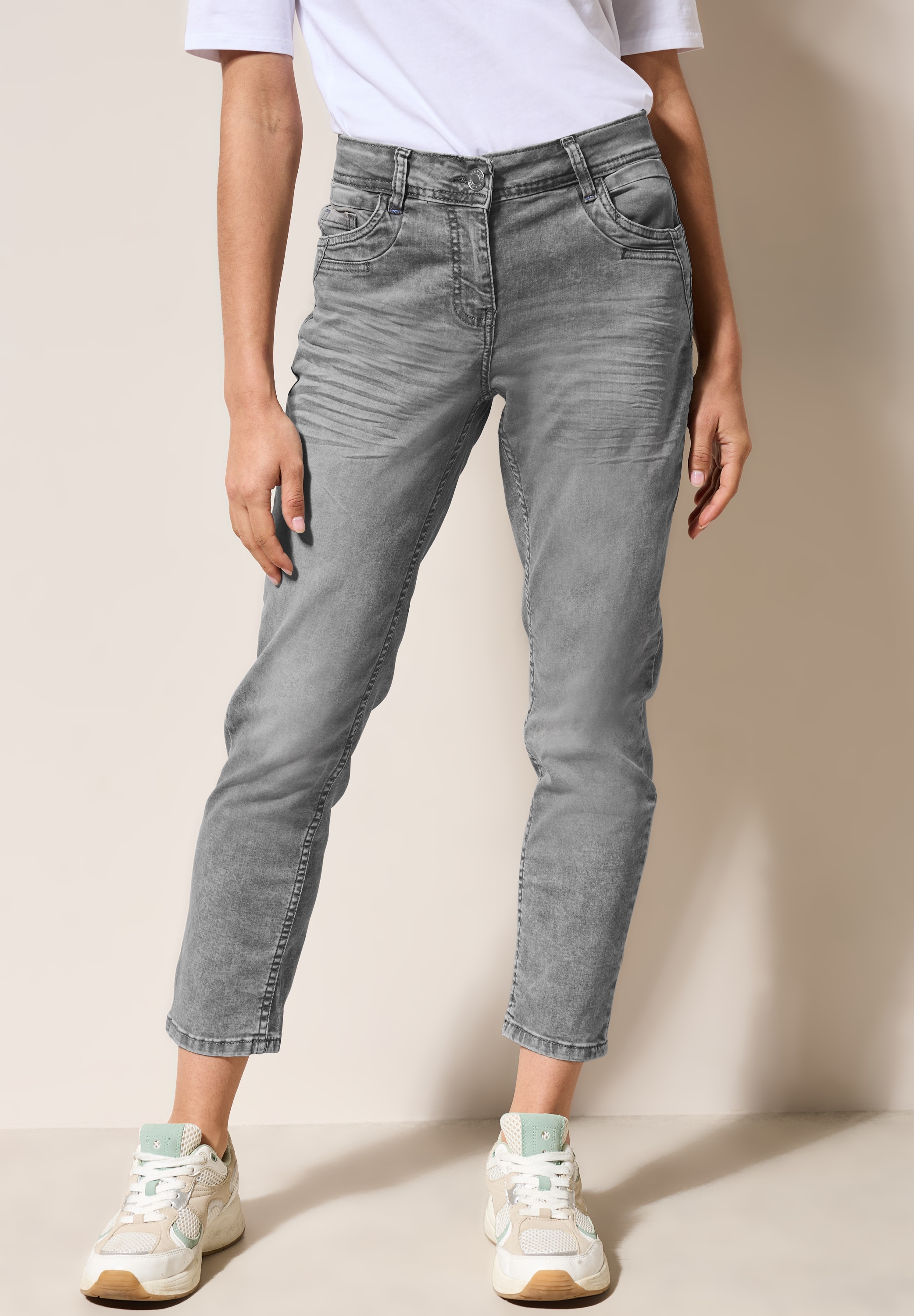 Cecil 5-Pocket-Jeans »Style Scarlett«, Mid Waist mit schmalem Bein